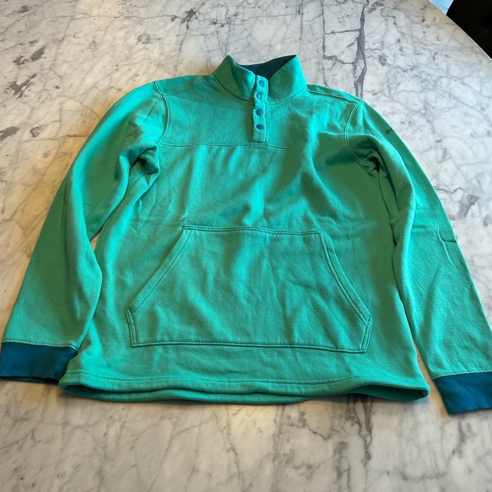 Columbia Teal Fleece Pullover